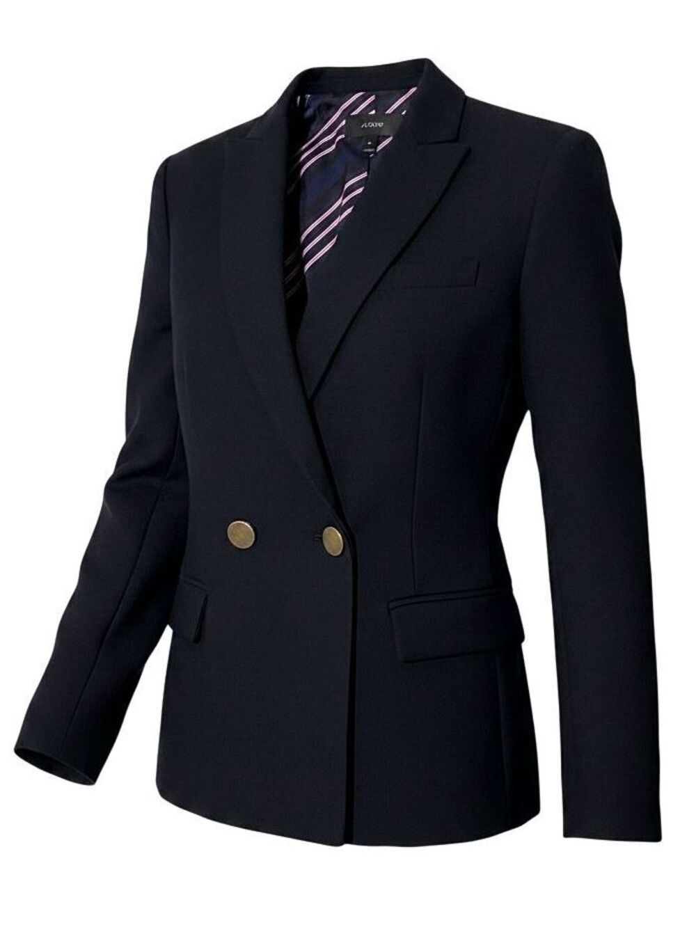 J.CREW Womens (4) Black 100% Italian Wool Double-Breasted Dover Blazer Jacket
